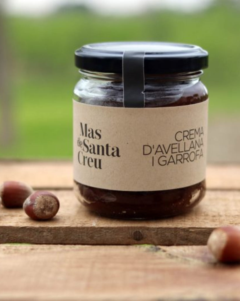 Crema de avellana y algarroba, Mas de Santa Creu.