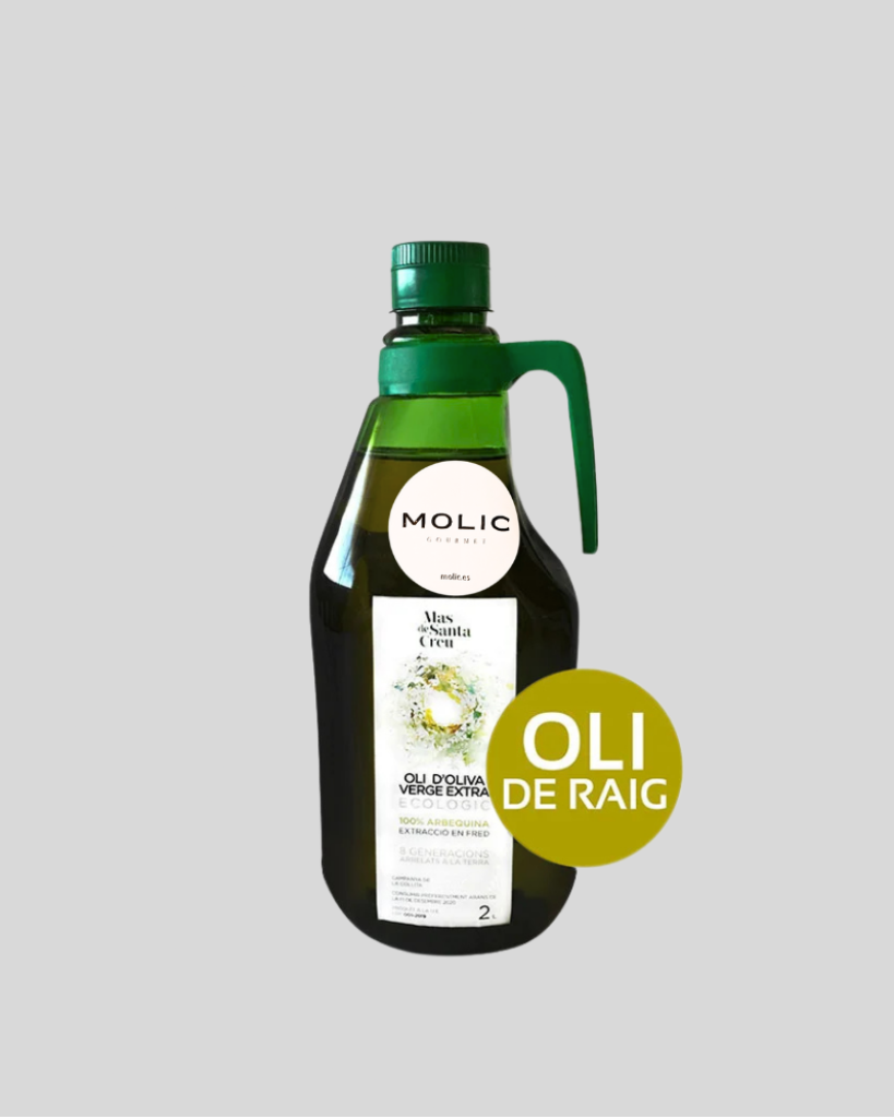 Aceite Arbequina Virgen Extra Ecológico 100% 2L VERSIÓN "OLI DE RAIG" (Temporal)