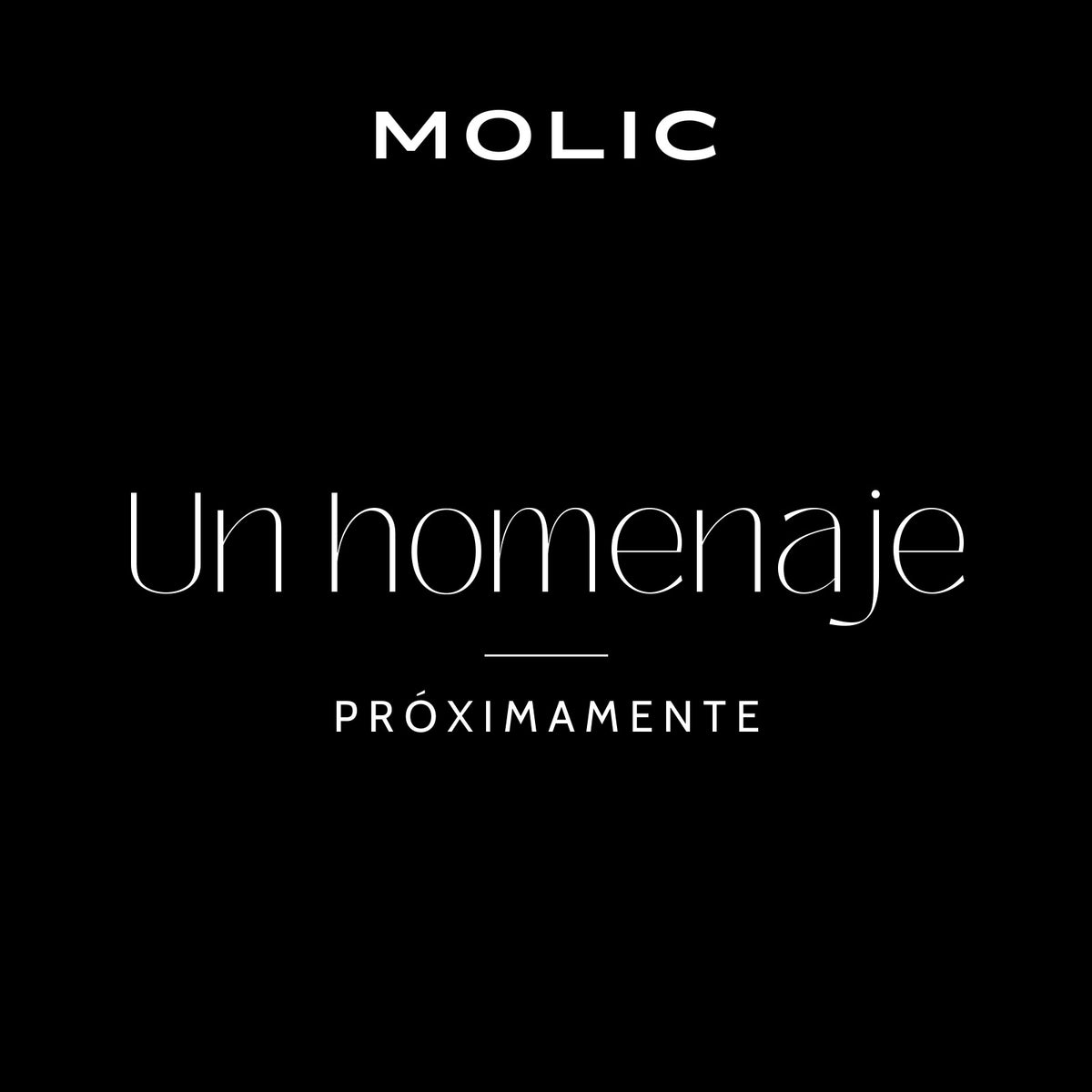 Un homenaje, lote de Navidad de Molic. Próximamente
