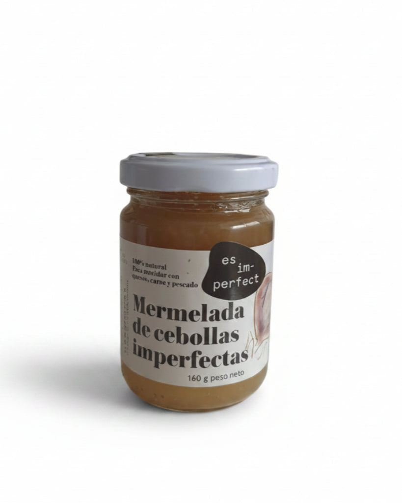 Mermelada artesanal de cebolla Molic Gourmet en frasco de 160g, con cebollas caramelizadas y textura espesa.