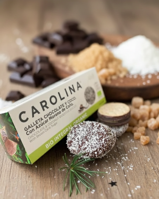 Galletas Bio Integral Digestive con Chocolate & Coco. Vegana