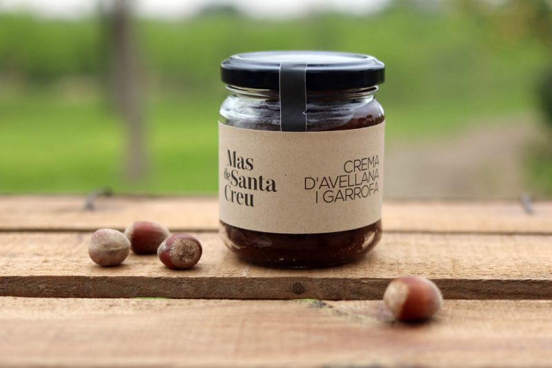 Crema de avellana y algarroba, Mas de Santa Creu.