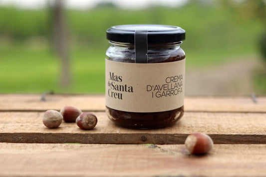 Crema de avellana y algarroba, Mas de Santa Creu.