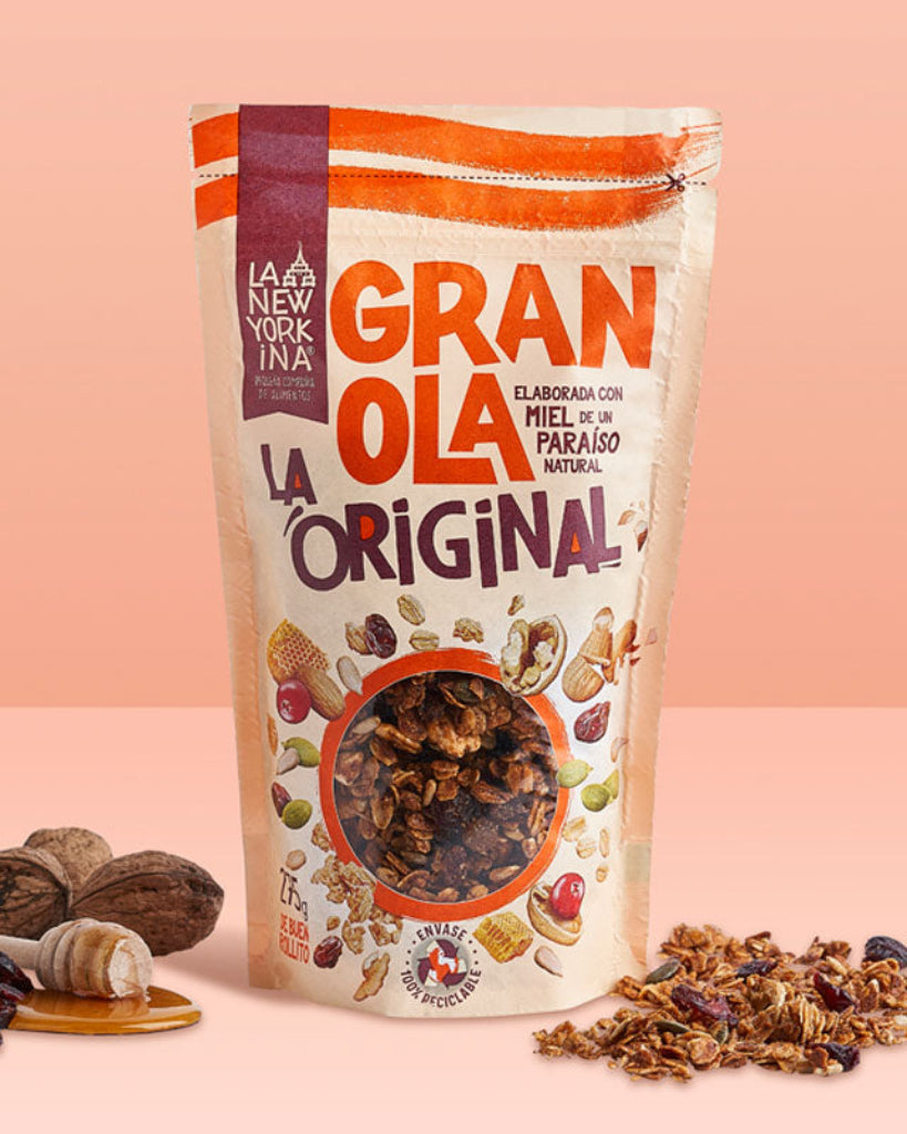 Granola Original La Newyorkina con avena integral y miel de Asturias - Molic Gourmet