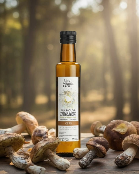 Aceite Virgen Extra Ecológico Arbequina Aromatizado Boletus - 250ml - Molic